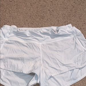 White Lululemon Shorts